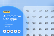 Automotive Car Type Icon Set, an Outline Icon by Nathaya Studio (Thumbnail 1 of 2)