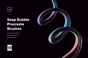 Soap Bubble Procreate Brushes, a Brush Add-On by Creative Veila (Thumbnail 6 of 12)