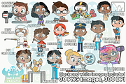 Occupations Clipart Bundle 1, a Person Illustration by Lime & Kiwi Designs (Thumbnail 2 of 5)