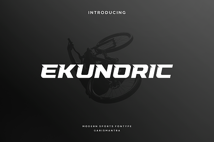 Ekunoric, a Font by garismantra
