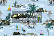 Island Pattern & Seamless Print, a Pattern Graphic by Talip Memis (Thumbnail 1 of 6)