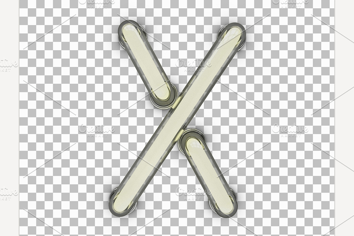 Neon tube font, an Object Graphic by 3D Graphics Shop (Photo 37 of 38)