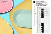 Ceramic Plates Serving Dishes Mockup, a Household Mockup by Pret-a-Mockup (Thumbnail 6 of 9)