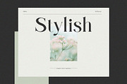Forgue Modern Serif Typeface, a Serif Font by Dylla_studio (Thumbnail 4 of 14)