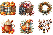 Watercolor Autumn Sublimation, an Illustration by cherrydesign (Thumbnail 3 of 3)
