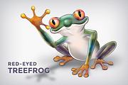 Red-Eyed Treefrog Illustration, an Animal Illustration by Mgd.Design (Thumbnail 1 of 5)
