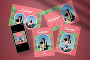 Summer Greeting Card, a Card Template by graphicook (Thumbnail 1 of 4)
