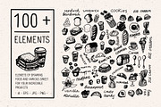 Hand draw Cookies, an Object Graphic by Vladimir Vihrev (Thumbnail 2 of 10)