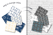 Mediterranean 30 hand drawn patterns, a Pattern Graphic by SiDesign (Thumbnail 4 of 8)
