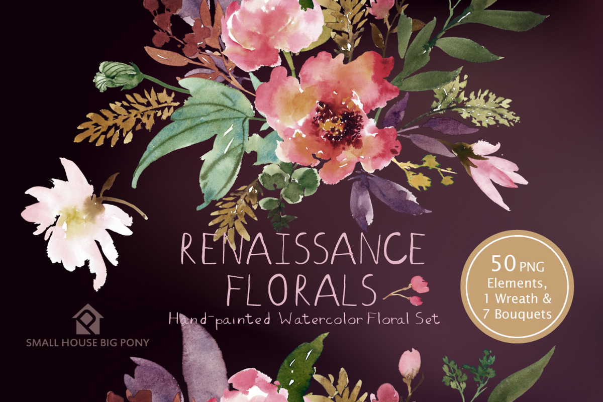 25% off Renaissance Florals, an Illustration by SmallHouseBigPony (Photo 1 of 11)