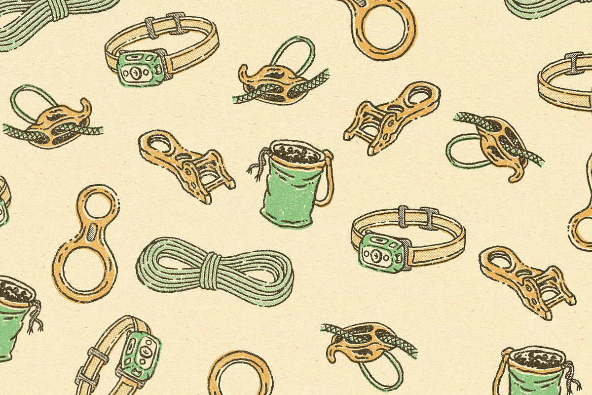 HAND DRAWN CLIMBING SET ILLUSTRATION, an Object Illustration by Southerntown (Photo 3 of 9)