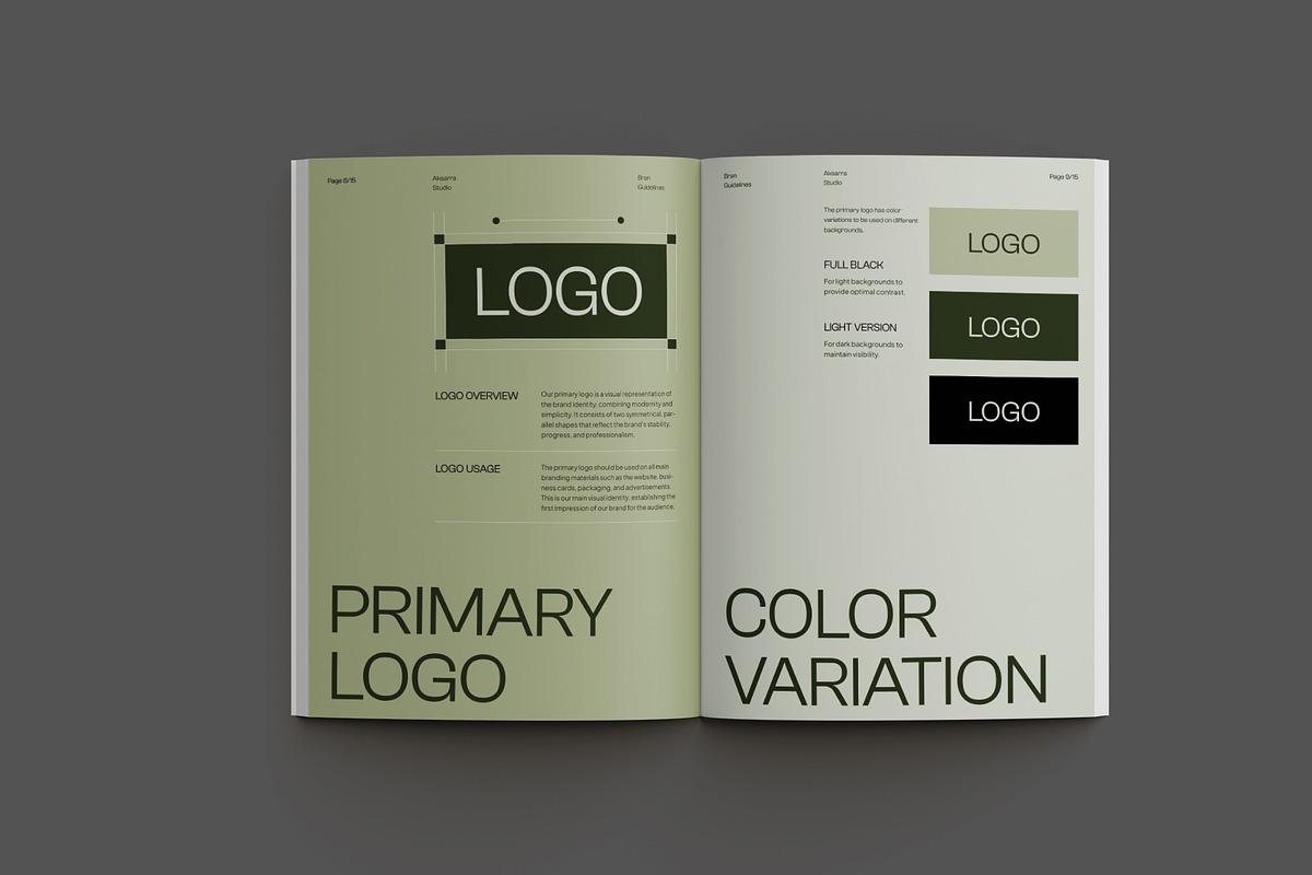 Brand Guidelines, a Stationery Template by Neermana (Photo 6 of 10)