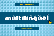 Pixiel - Modern Pixel Typeface, a Sans Serif Font by alpercakici (Thumbnail 5 of 13)