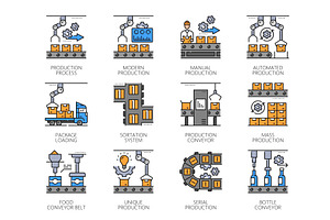 Mechanic and manual production, a Technology Illustration by Vector Tradition