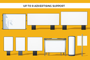 Street Advertising Scene Creator, an Advertising Mockup by McLittle Stock (Thumbnail 3 of 4)