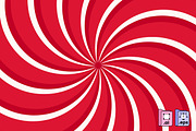 Flat Red Swirl Background, a Texture Graphic by MISS CHATZ (Thumbnail 1 of 3)
