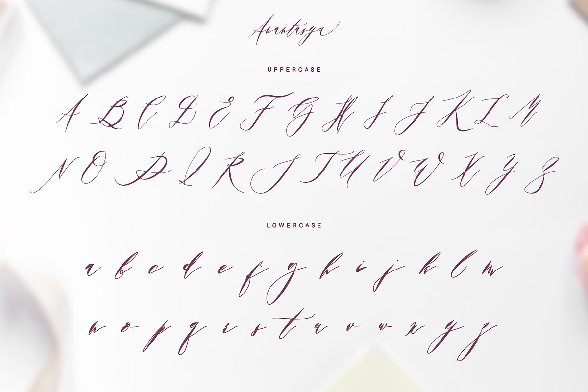Anantasya | Script font, a Script Font by Analogous (Photo 11 of 15)