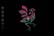 Modern Mecha Robotic Rooster Logo, a Branding & Logo Template by Rupture (Thumbnail 3 of 3)