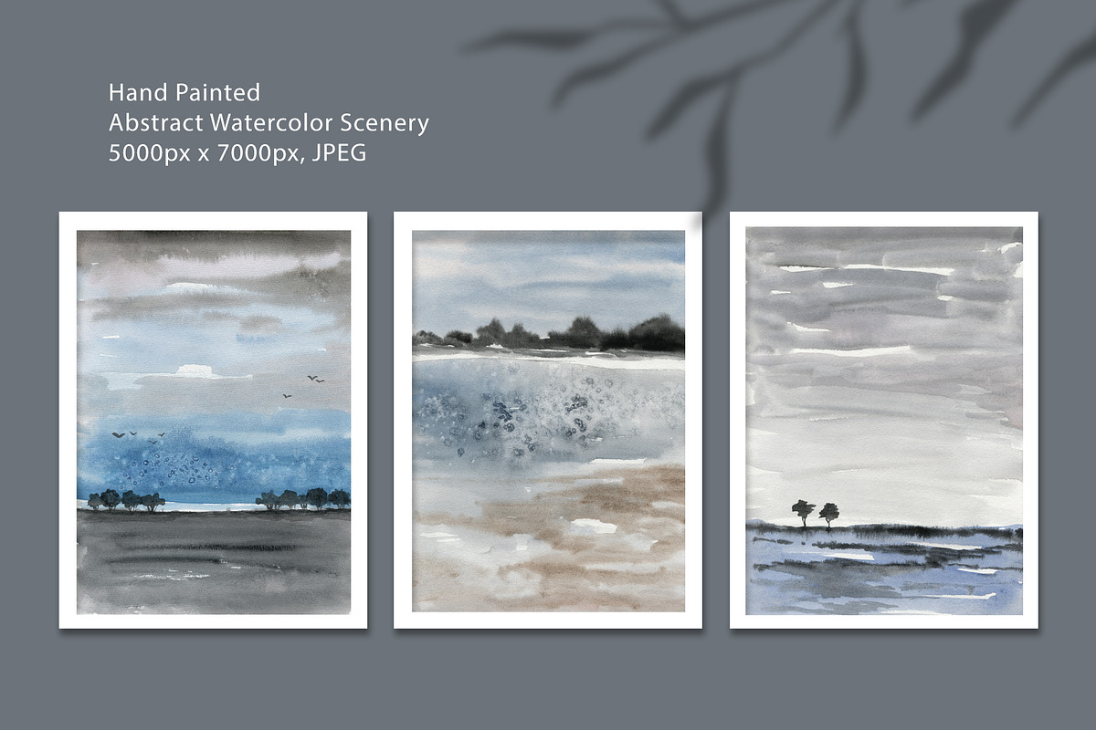 Intangible Scenery - watercolor art, a Background Graphic by Marmoris.Arts (Photo 33 of 34)