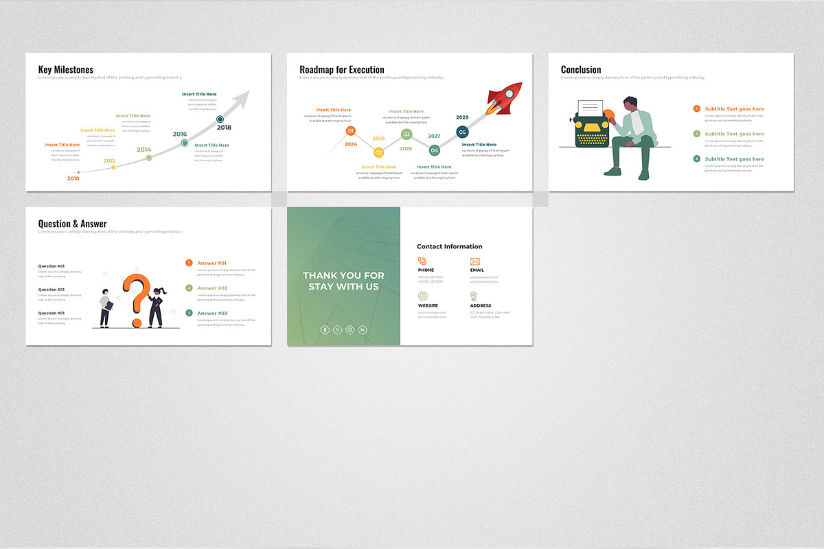 Business Plan Google Slides Template, a Presentation Template by Design Vault (Photo 7 of 7)