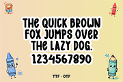 Sketchbook Story-Kids Storybook Font, a Sans Serif Font by KiddoGlyphs Studio (Thumbnail 4 of 5)