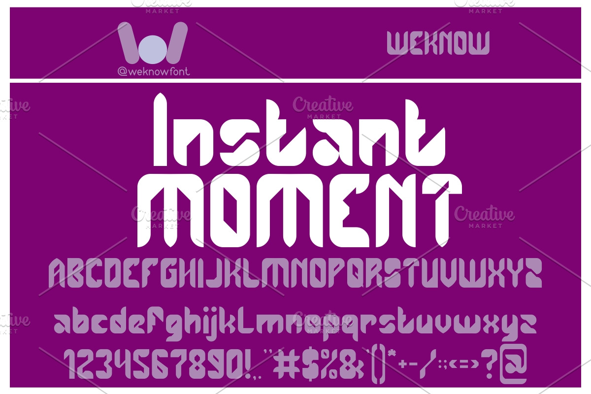 Time Machine font, a Font by weknow (Photo 3 of 5)