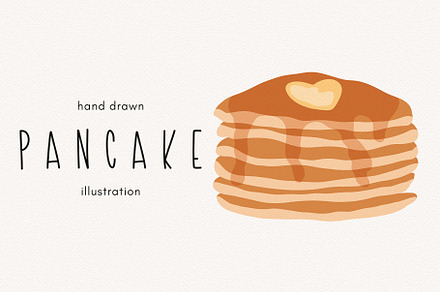 Pancakes clipart illustration
