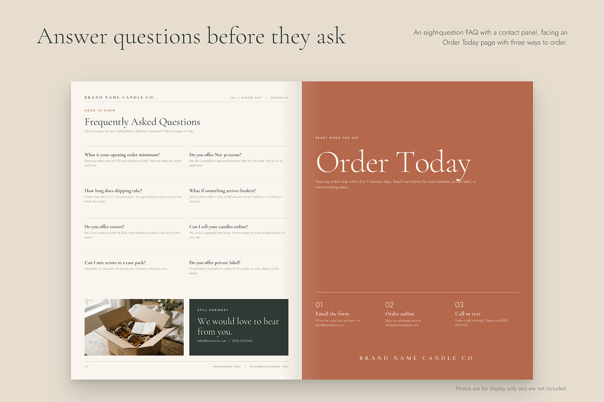 Wholesale Line Sheet Template, a Magazine Template by Lauren Hodges (Photo 11 of 15)