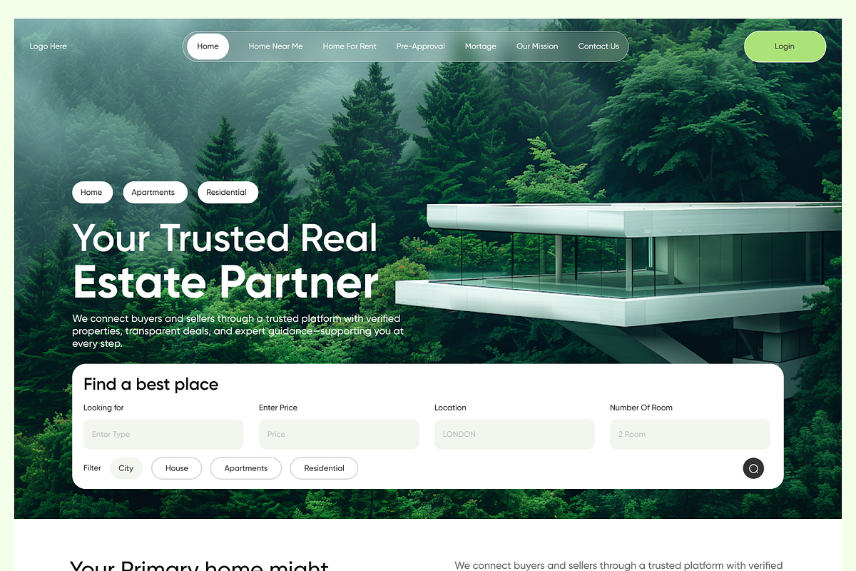 Modern Real Estate Website UI/UX Kit, an UI Kit Template by Soulfuldesignstudio (Photo 6 of 6)