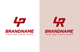 Letters LP LR Dynamic Logo, a Branding & Logo Template by Pray Art Design Studio