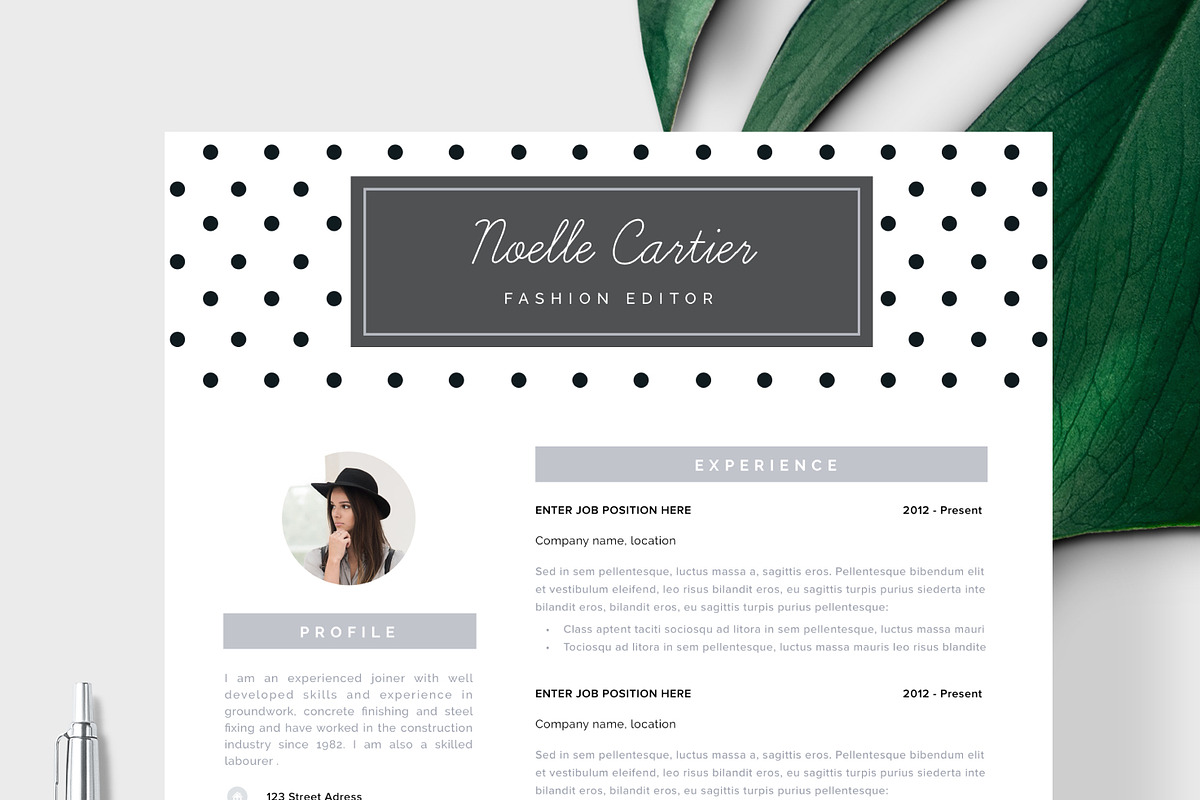 Creative Resume CV Template, a Resume Template by Resume Angels (Photo 2 of 9)