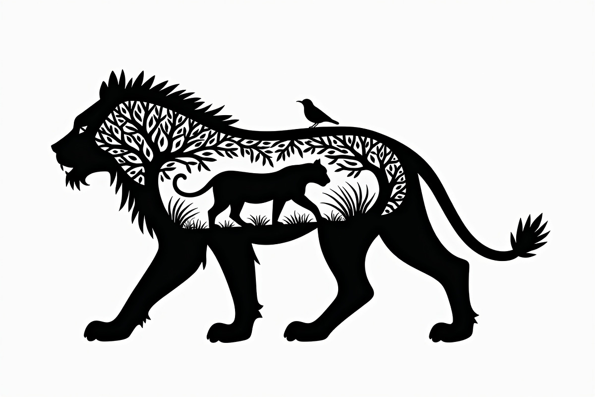 Lion Silhouette Vector Illustration,, an Illustration by Amazin_art (Photo 17 of 21)