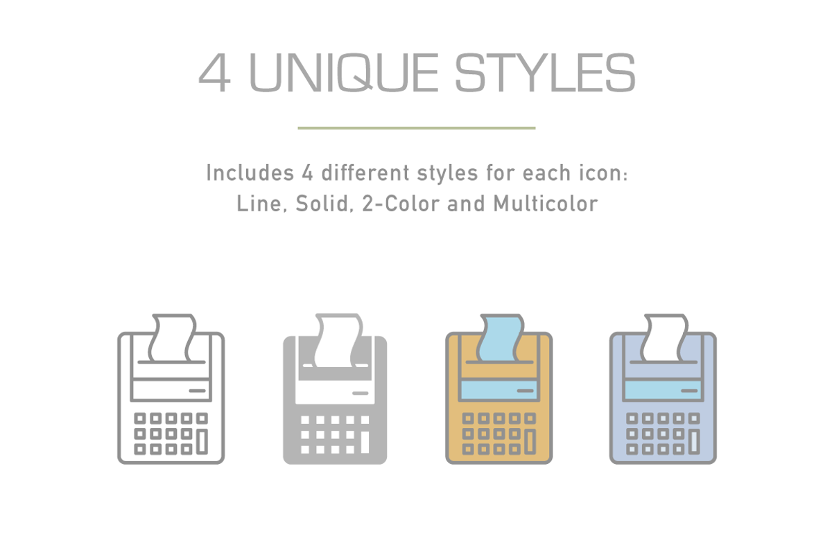 Business As Usual Financial Icon Set, an Outline Icon by Linseed Studio (Photo 2 of 4)