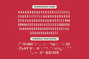 Chiteror Futuristic Display Font, a Sans Serif Font by timelesstype.co (Thumbnail 19 of 20)