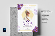 Cancer Awareness Poster Template PSD, a Flyer Template by zahidhossainalif (Thumbnail 1 of 3)
