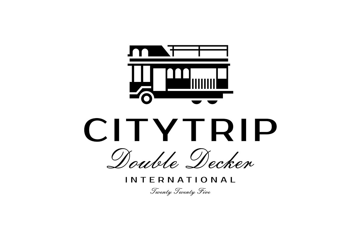 Double Decker Bus Logo, a Branding & Logo Template by Buqancreative (Photo 3 of 3)