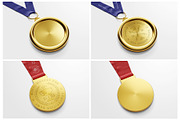 Round Medal Mockup Set - 10 PSD, a Mockup by Remnand Studio (Thumbnail 8 of 12)