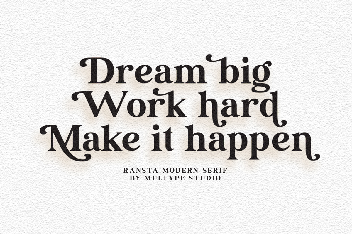Ransta Modern Serif Font, a Serif Font by Multype Studio (Photo 6 of 12)