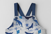 Baby Overall Shorts Mockup, a Shirt Mockup by Nora Gad (Thumbnail 7 of 16)