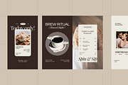 Nostalgic Cafe Instagram Pack, a Social Media Template by fakhroo (Thumbnail 3 of 4)