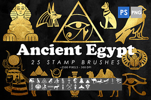 Ancient Egypt Photoshop Brushes