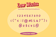 Low Wolies, a Font by ilhamtaro (Thumbnail 9 of 12)