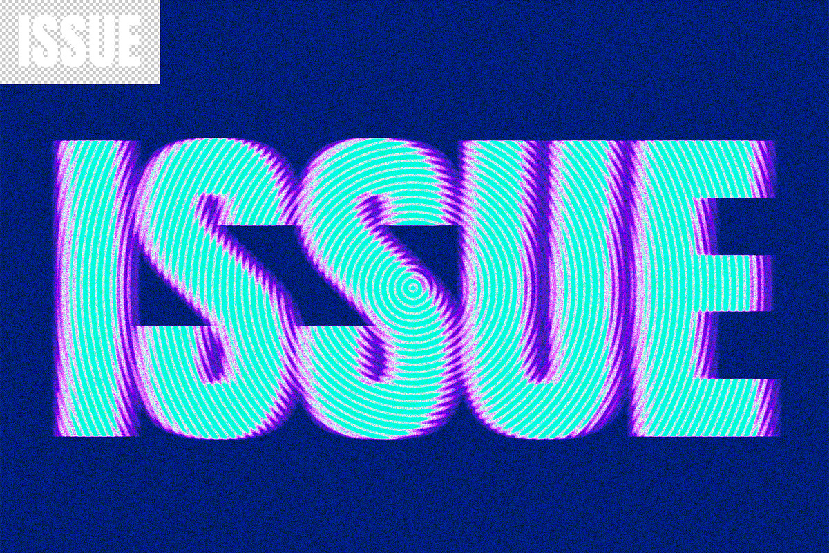 Glitch Text Effect Mockup, a Layer Style Add-On by ContestDesign (Photo 2 of 2)