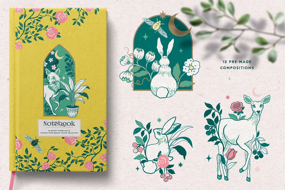 Dreamy Woodland, an Animal Illustration by Anna Babich (Photo 4 of 10)