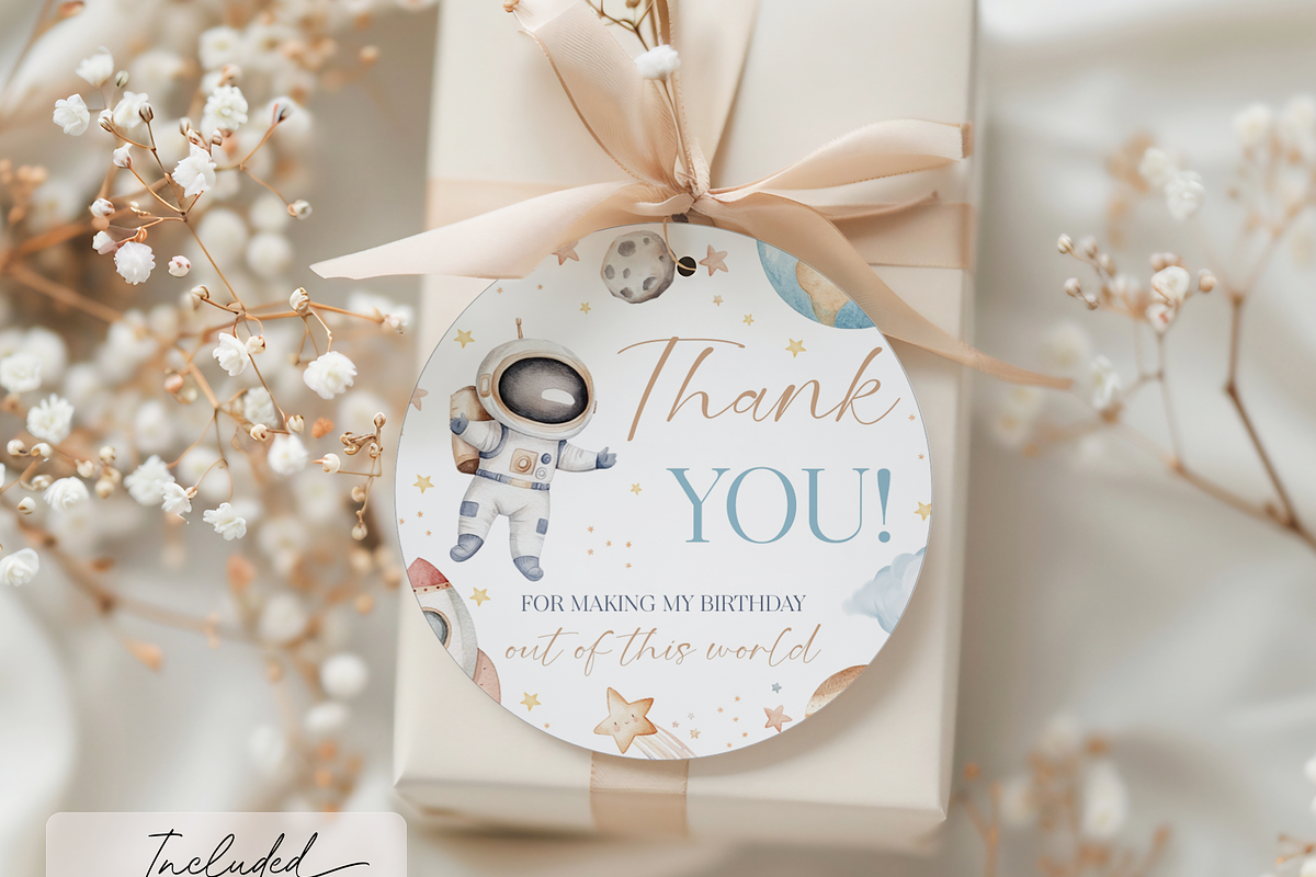 First Trip Around the Sun Favor Tag, an Invitation Template by Digital_Mind (Photo 4 of 7)