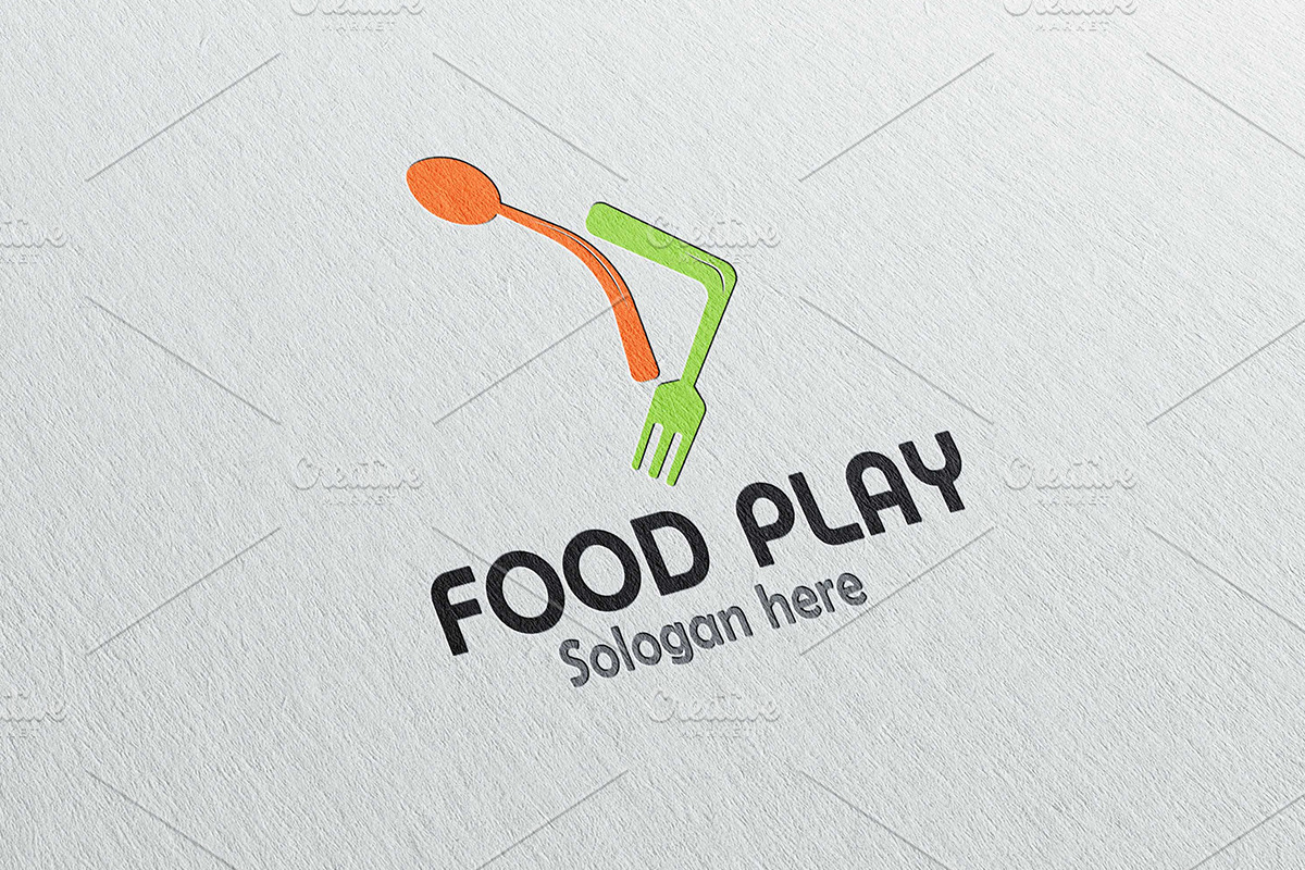 Food Play Cooking Videos Logo Design, a Branding & Logo Template by Techno Digitz (Photo 1 of 3)