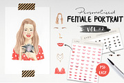 Personalised Female Portrait Creator, a Person Illustration by SoNice (Thumbnail 1 of 5)