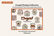 Cowgirl Vector Illustrations, an Illustration by cd-design.co (Thumbnail 8 of 8)