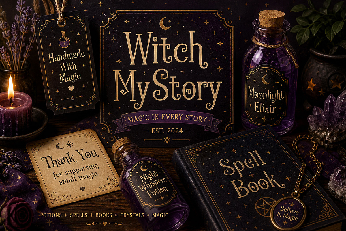 Witch MyStory, a Serif Font by Wow Magic (Photo 2 of 4)