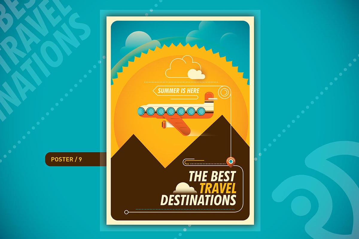 Traveling posters, a Transportation Illustration by Radoman (Photo 10 of 10)